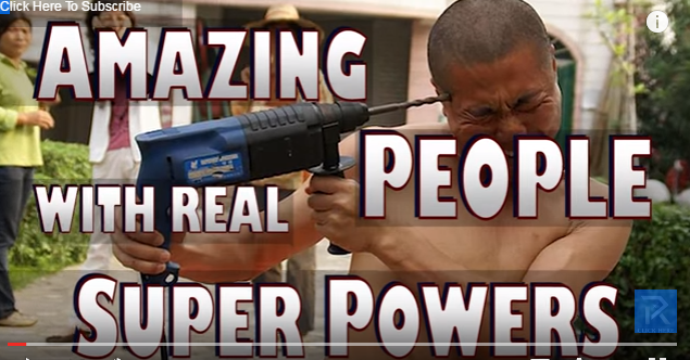 Amazing People With Real Super Powers