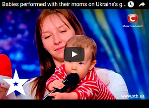 Babies performed with their moms on Ukraine’s got talent